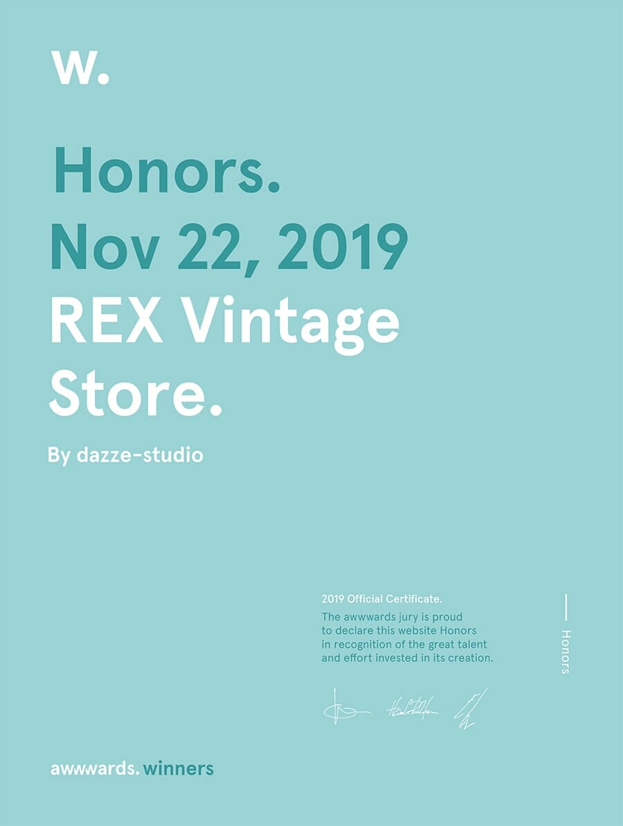 certificate-rex-vintage-store-hm