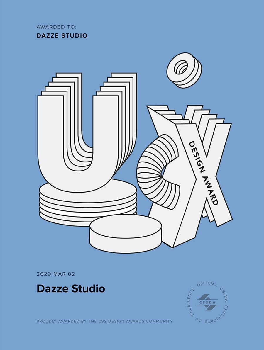 cssda-ux-Dazze-Studio