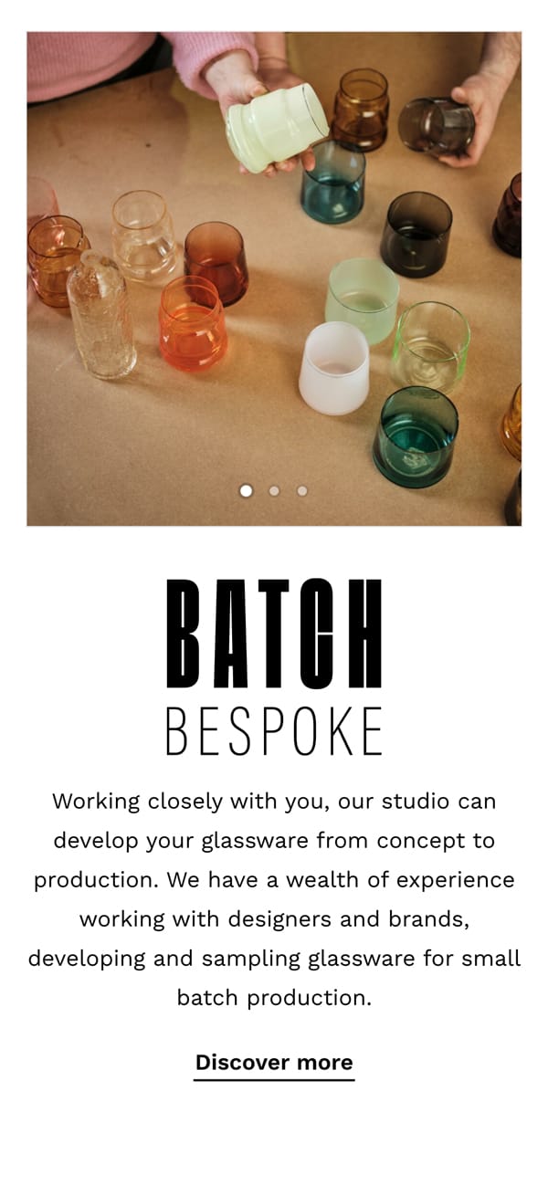 dazze studio batch glass ecommerce batch bespoke