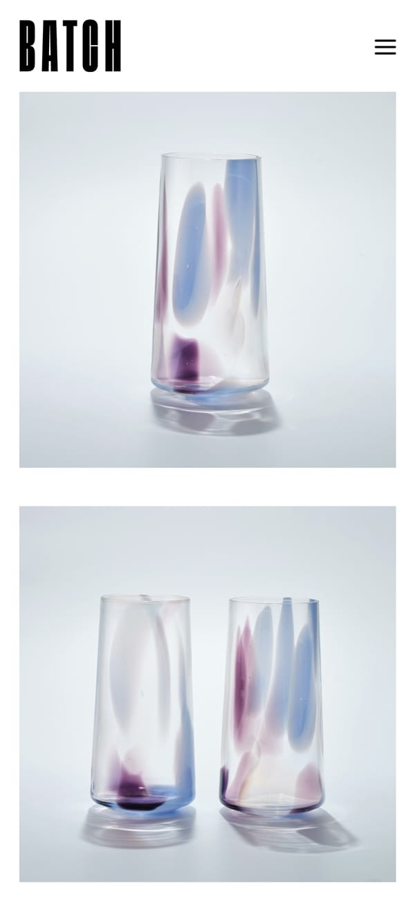 dazze studio batch glass ecommerce ecommerce product